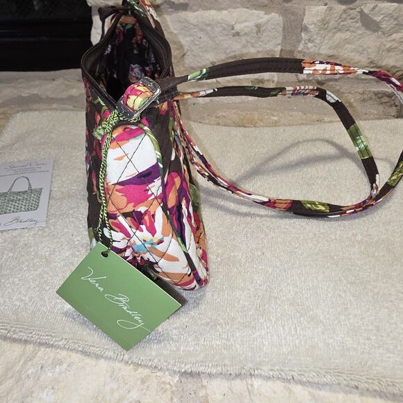 Vera Bradley English Rose, Whitney Quilted Purse Handbag New With Tags - Picture 7 of 8